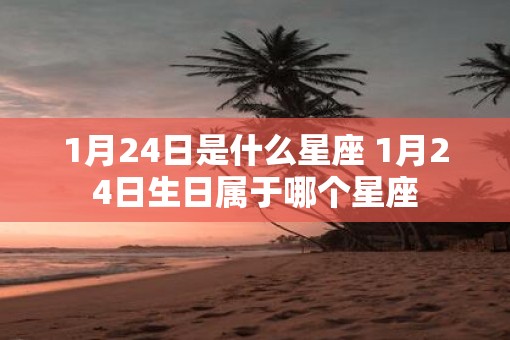 1月24日是什么星座 1月24日生日属于哪个星座