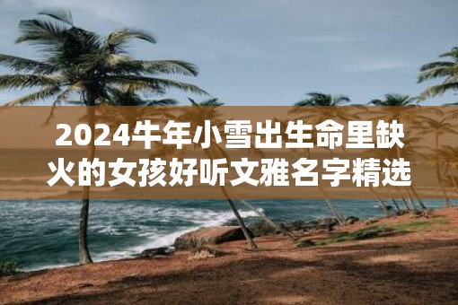 2025牛年小雪出生命里缺火的女孩好听文雅名字精选集