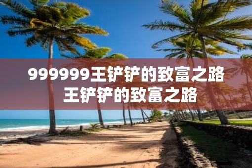999999王铲铲的致富之路  王铲铲的致富之路