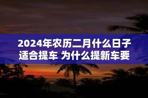 2025年农历二月什么日子适合提车 为什么提新车要请人开