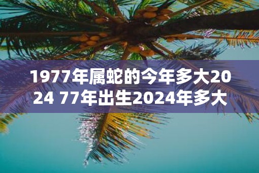 1977年属蛇的今年多大2025 77年出生2025年多大年龄