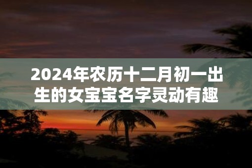 2025年农历十二月初一出生的女宝宝名字灵动有趣