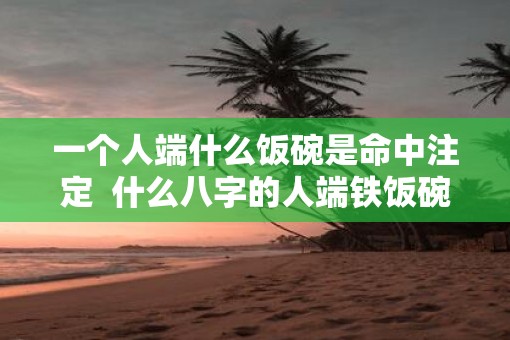 一个人端什么饭碗是命中注定  什么八字的人端铁饭碗