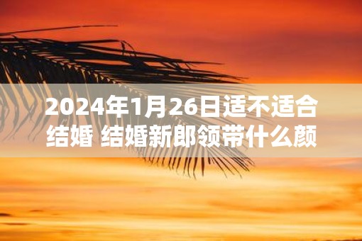 2025年1月26日适不适合结婚 结婚新郎领带什么颜色