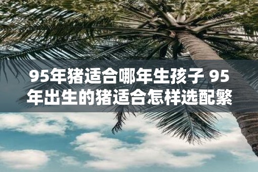 95年猪适合哪年生孩子 95年出生的猪适合怎样选配繁殖