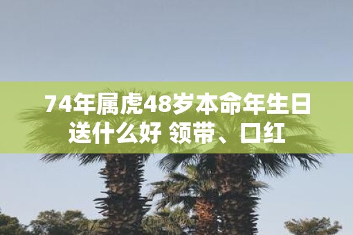 74年属虎48岁本命年生日送什么好 领带、口红