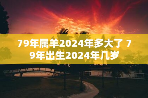 79年属羊2025年多大了 79年出生2025年几岁