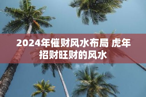 2025年催财风水布局 虎年招财旺财的风水