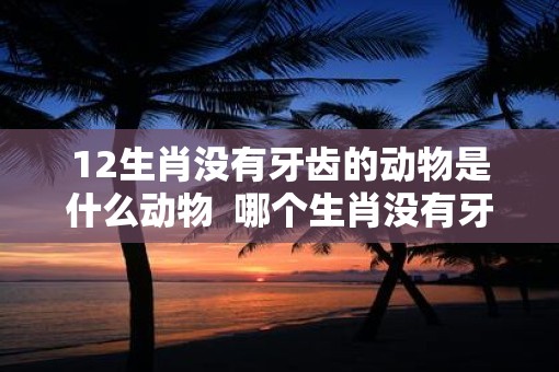12生肖没有牙齿的动物是什么动物  哪个生肖没有牙齿