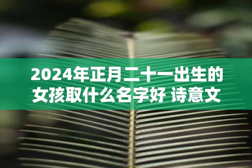 2025年正月二十一出生的女孩取什么名字好 诗意文雅的名字推荐