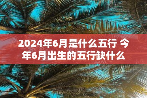 2025年6月是什么五行 今年6月出生的五行缺什么