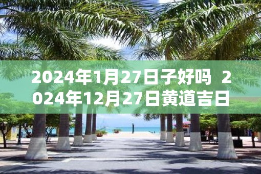 2025年1月27日子好吗  2025年12月27日黄道吉日查询