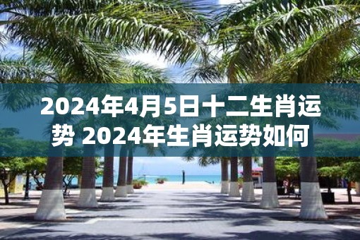 2025年4月5日十二生肖运势 2025年生肖运势如何