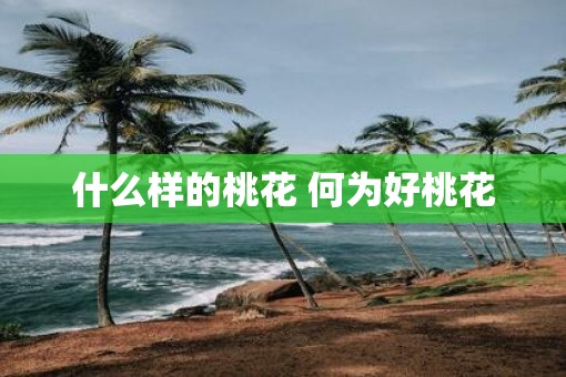 什么样的桃花 何为好桃花