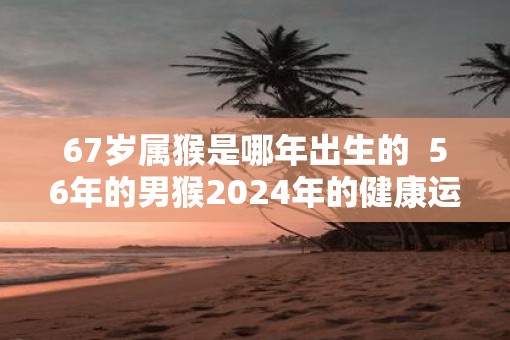 67岁属猴是哪年出生的  56年的男猴2025年的健康运势