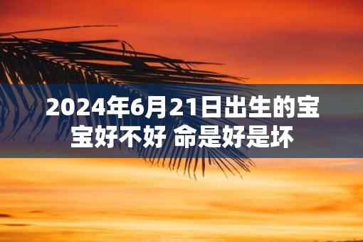 2025年6月21日出生的宝宝好不好 命是好是坏