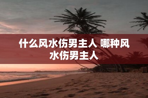 什么风水伤男主人 哪种风水伤男主人