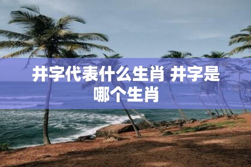 井字代表什么生肖 井字是哪个生肖