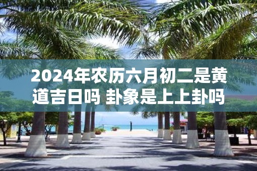 2025年农历六月初二是黄道吉日吗 卦象是上上卦吗