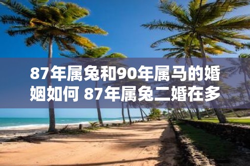 87年属兔和90年属马的婚姻如何 87年属兔二婚在多少岁