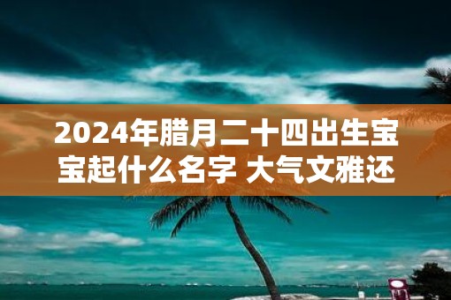2025年腊月二十四出生宝宝起什么名字 大气文雅还好听的