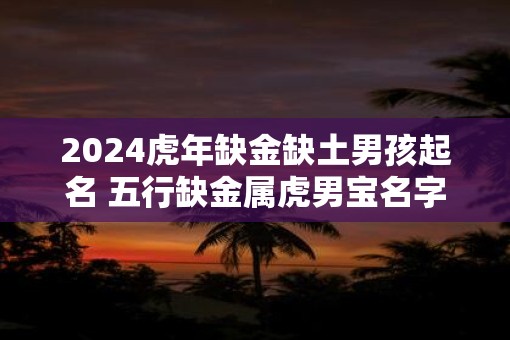2025虎年缺金缺土男孩起名 五行缺金属虎男宝名字大全