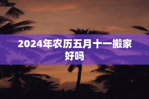 2025年农历五月十一搬家好吗