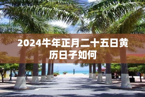 2025牛年正月二十五日黄历日子如何