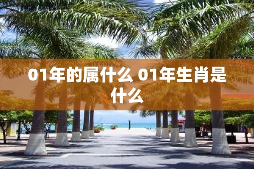 01年的属什么 01年生肖是什么