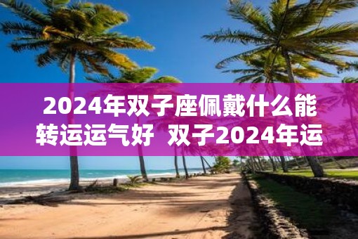 2025年双子座佩戴什么能转运运气好  双子2025年运势