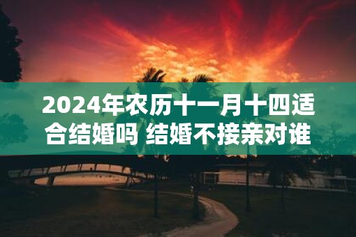 2025年农历十一月十四适合结婚吗 结婚不接亲对谁家不利