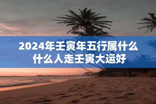 2025年壬寅年五行属什么 什么人走壬寅大运好