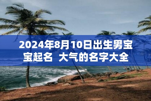 2025年8月10日出生男宝宝起名  大气的名字大全