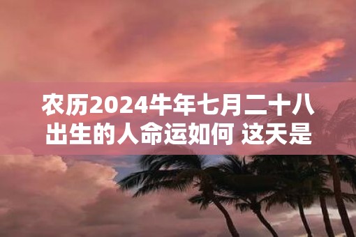 农历2025牛年七月二十八出生的人命运如何 这天是什么星座