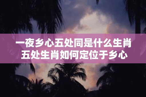 一夜乡心五处同是什么生肖 五处生肖如何定位于乡心中