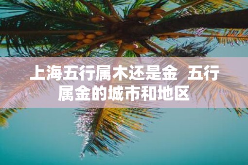 上海五行属木还是金  五行属金的城市和地区