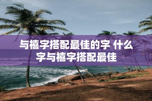 与禧字搭配最佳的字 什么字与禧字搭配最佳