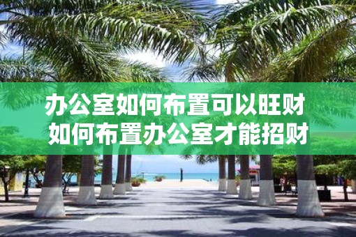 办公室如何布置可以旺财 如何布置办公室才能招财