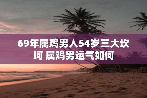 69年属鸡男人54岁三大坎坷 属鸡男运气如何