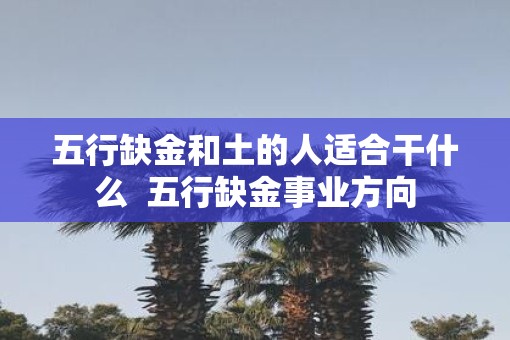 五行缺金和土的人适合干什么  五行缺金事业方向