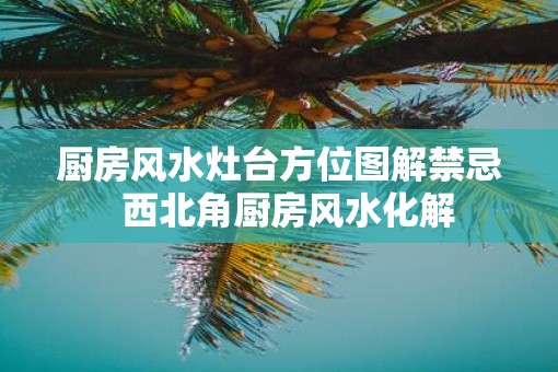 厨房风水灶台方位图解禁忌  西北角厨房风水化解