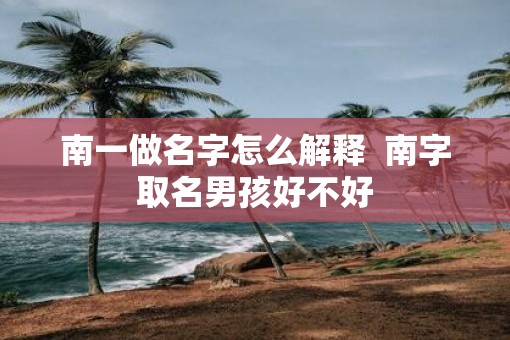 南一做名字怎么解释  南字取名男孩好不好