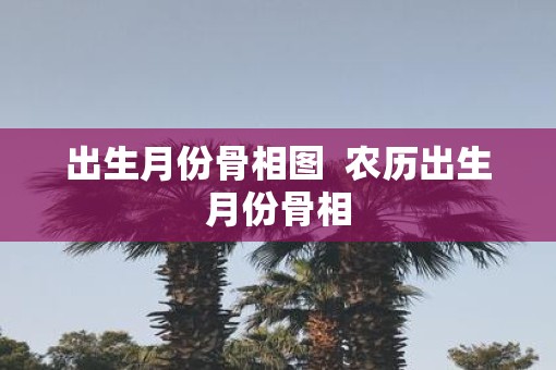 出生月份骨相图  农历出生月份骨相