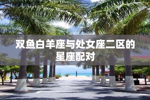 双鱼白羊座与处女座二区的星座配对