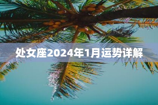 处女座2025年1月运势详解