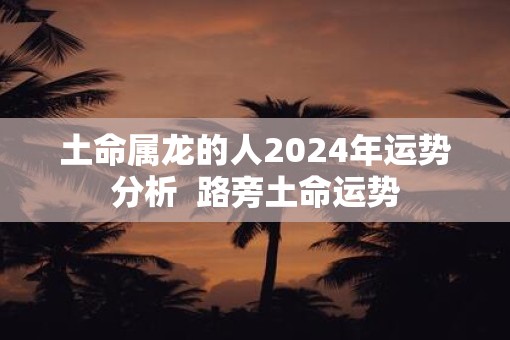 土命属龙的人2025年运势分析 路旁土命运势 土命属龙的人2025年运势分析 路旁土命运势