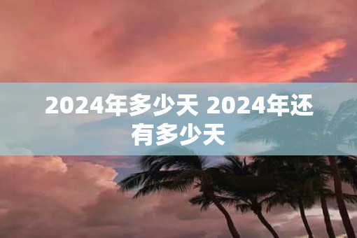 2025年多少天 2025年还有多少天