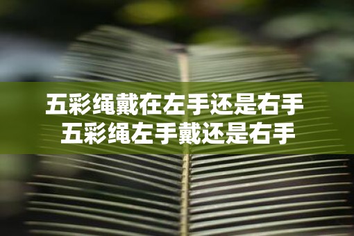 五彩绳戴在左手还是右手 五彩绳左手戴还是右手 五彩绳戴在左手还是右手 五彩绳左手戴还是右手