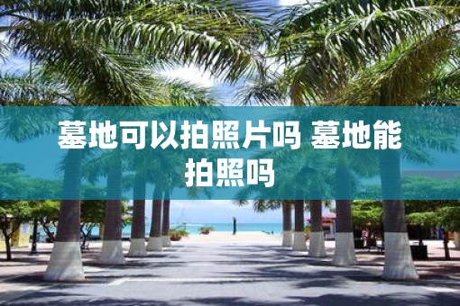 墓地可以拍照片吗 墓地能拍照吗