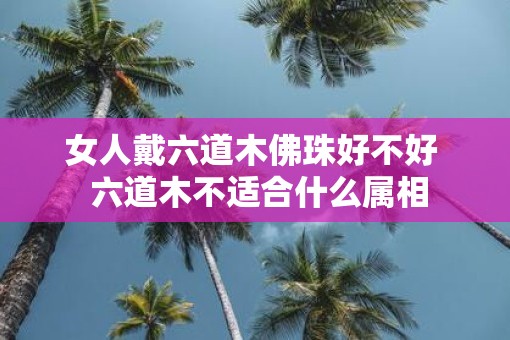 女人戴六道木佛珠好不好  六道木不适合什么属相